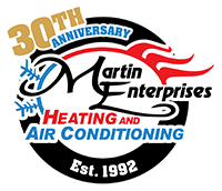 Martin Enterprises Heating and Air Conditioning Logo